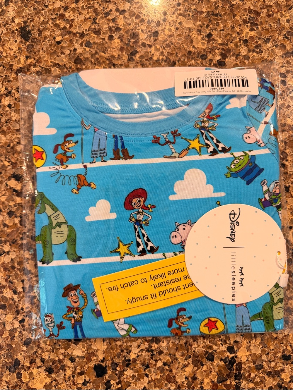 Little Sleepies Toy Story Pals 2 piece pajamas